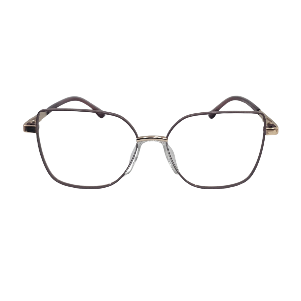 Armação de Grau Quadrada RITZ Metal Rose e Dourada