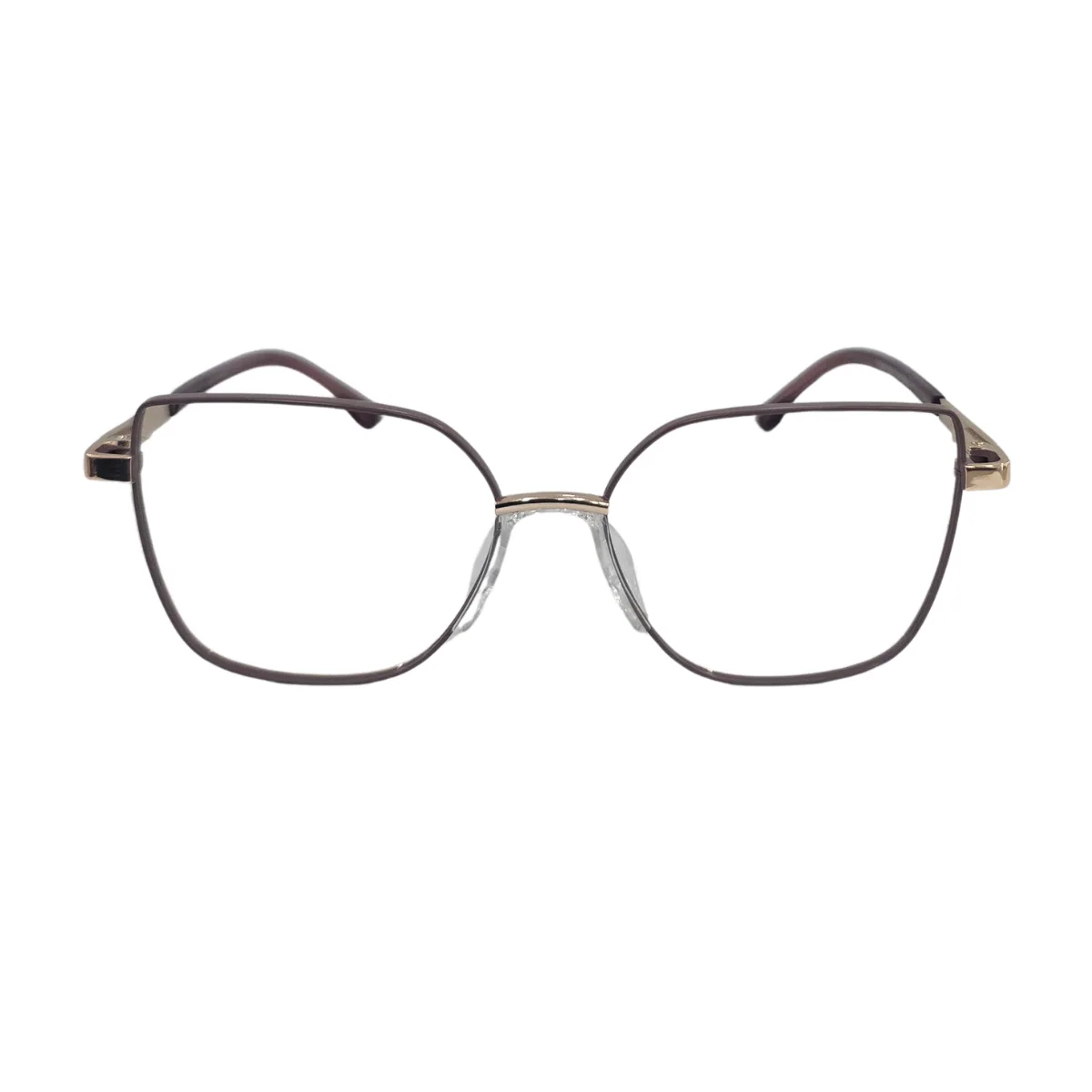 Armação de Grau Quadrada RITZ Metal Rose e Dourada