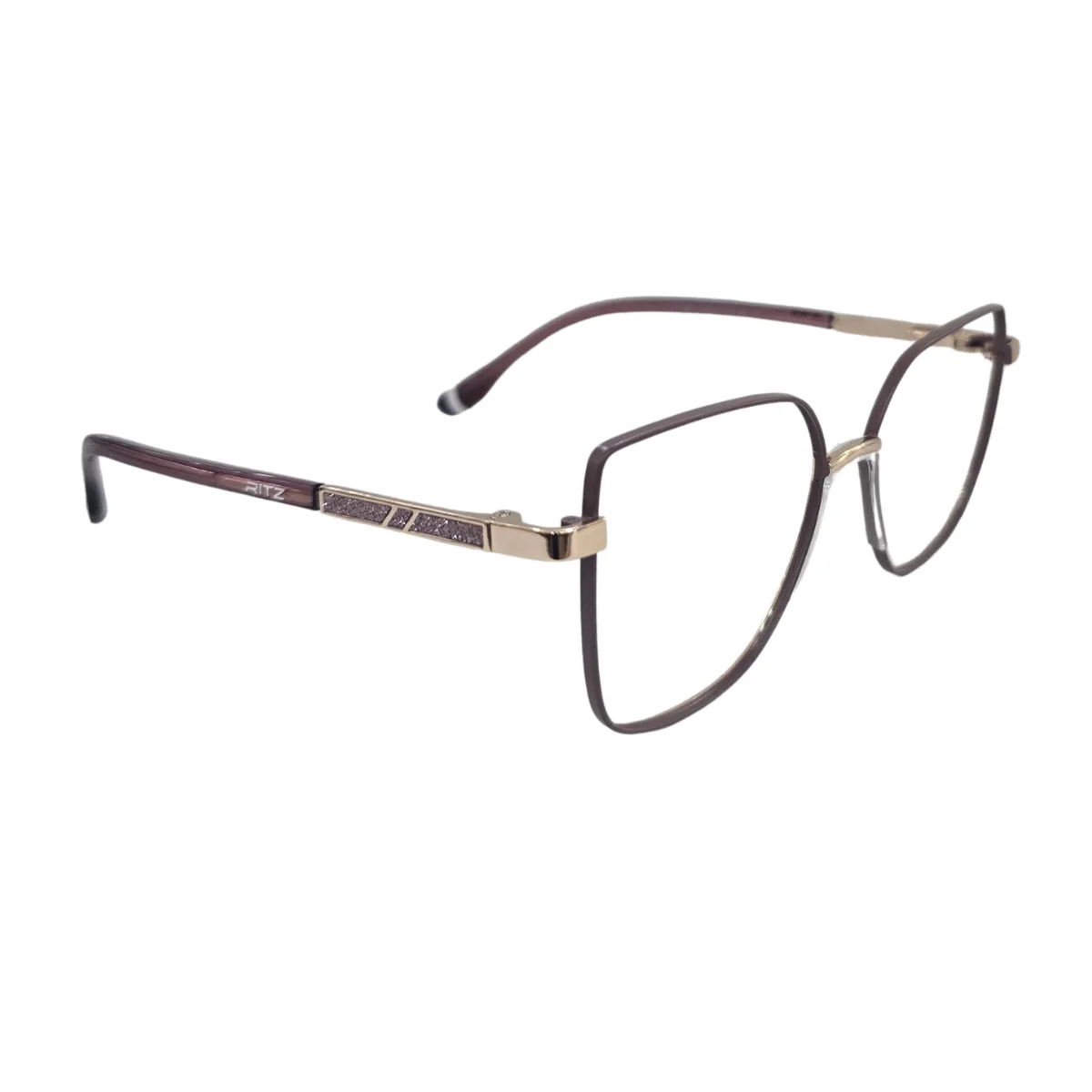 Armação de Grau Quadrada RITZ Metal Rose e Dourada