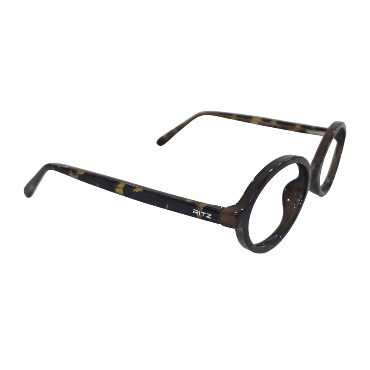 Armação de Grau Redonda RITZ Acetato Tartaruga Escuro
