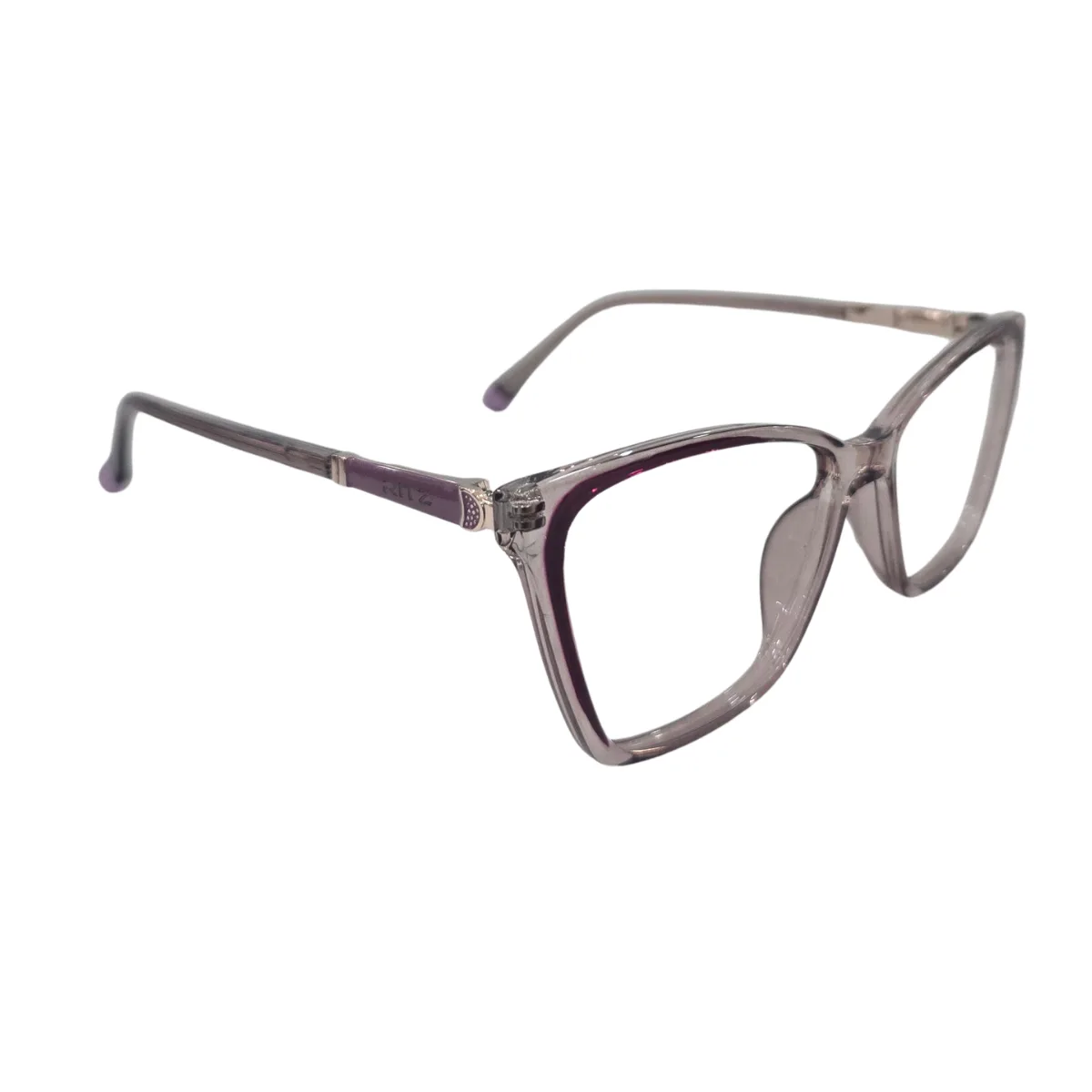 Armação de Grau Gatinho RITZ Acetato Translúcido Ametista