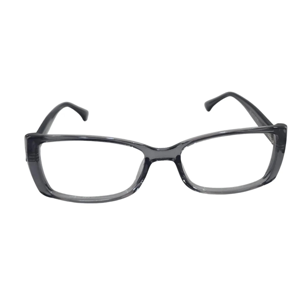 Armação de Grau Retangular RITZ Acetato Translúcido Cinza
