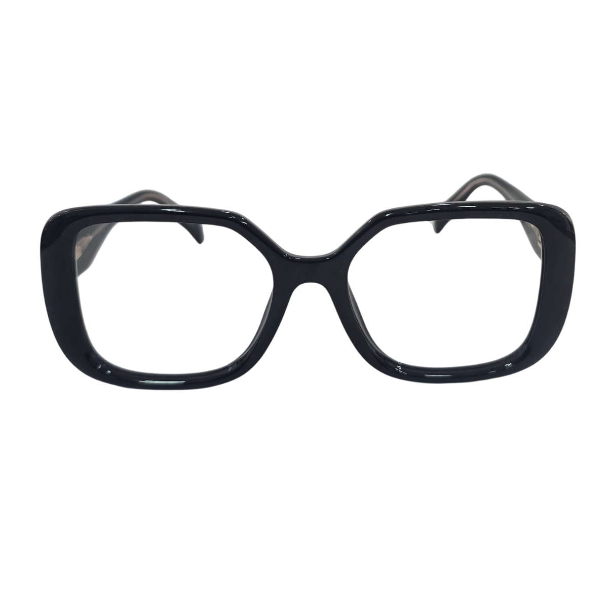 Armação de Grau Quadrada RITZ Acetato Preto Bold