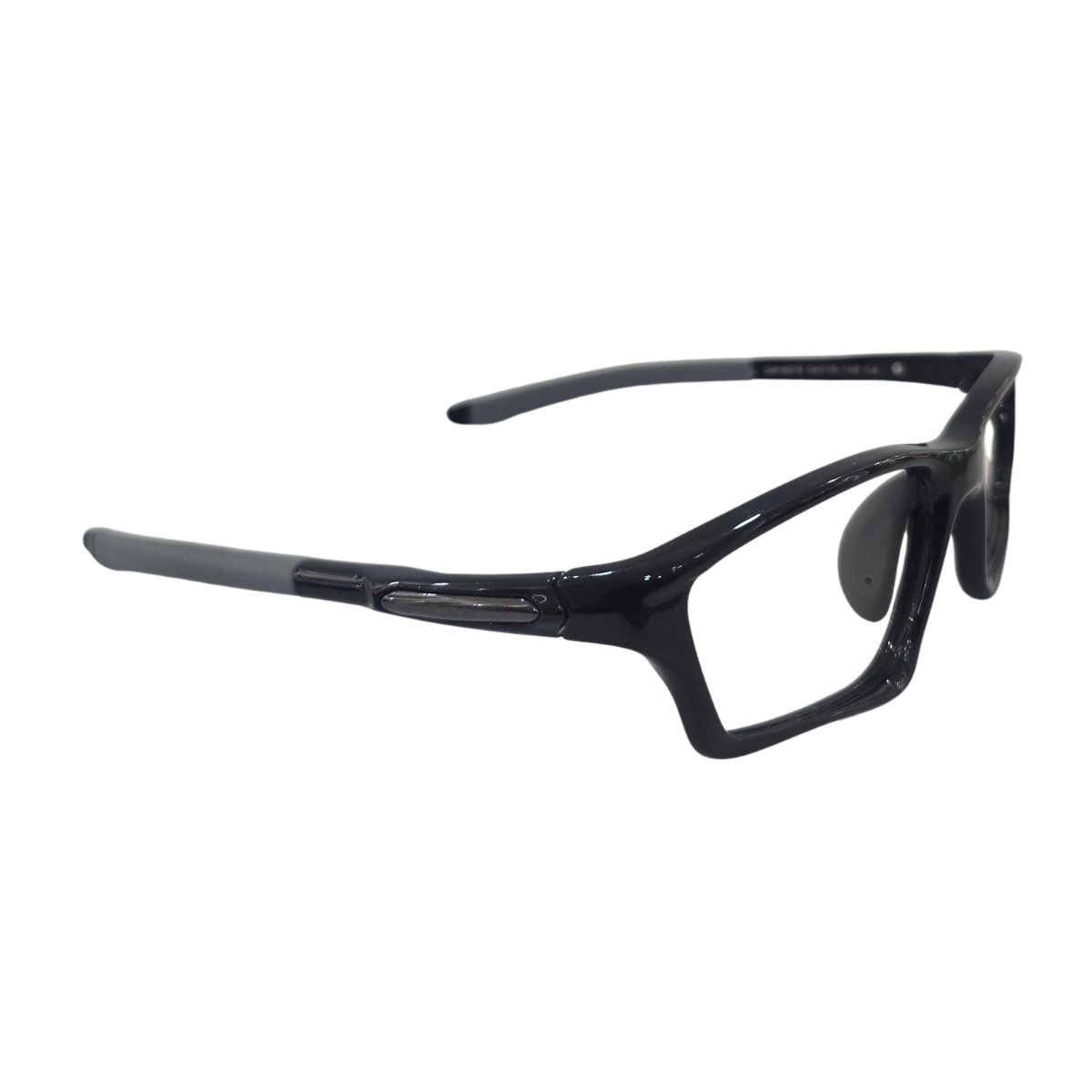 Armação de Grau Esportiva Masculina TR90 Preta e Cinza