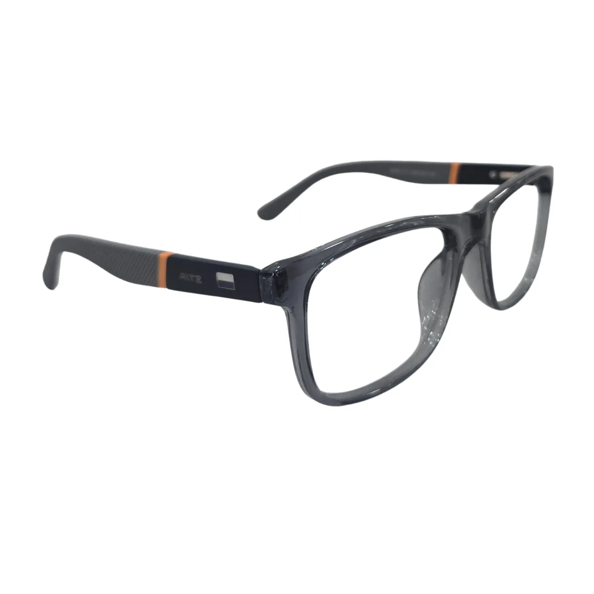 Grau Retangular Masculina RITZ Translúcida Cinza