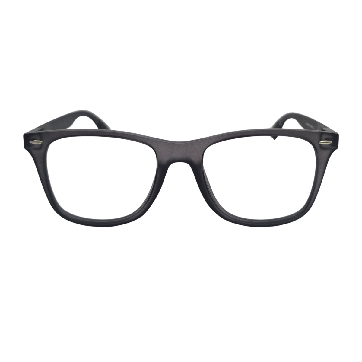 Armação de Grau Retangular Masculina RITZ Wayfarer Preta Fosca