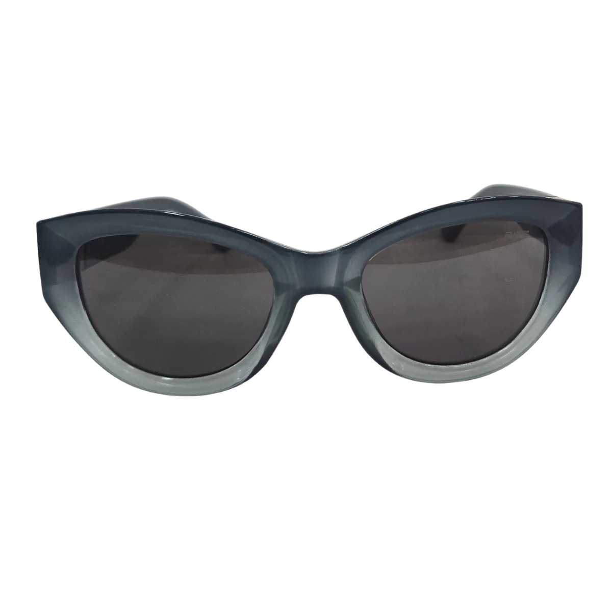 Óculos de Sol Feminino RITZ Gatinho Bold Cinza Translúcido com Detalhe Dourado