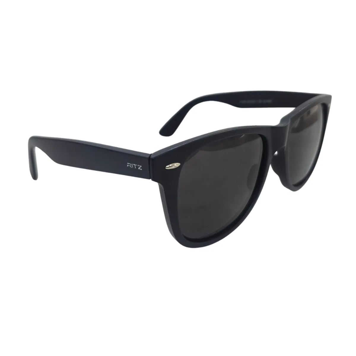 Óculos de Sol Masculino RITZ Wayfarer Preto Fosco