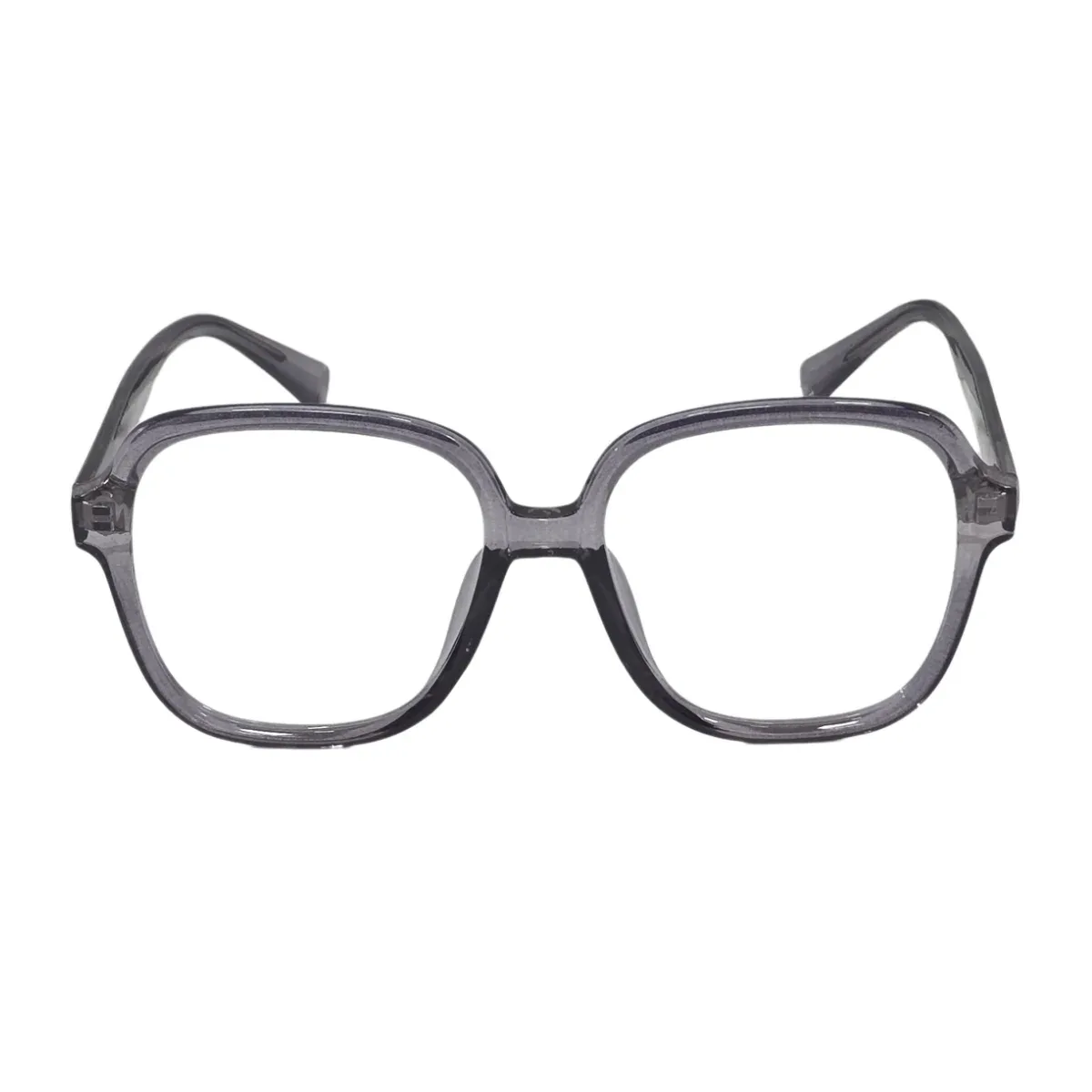 Armação de Grau Feminina RITZ Quadrada Grafite Translúcida