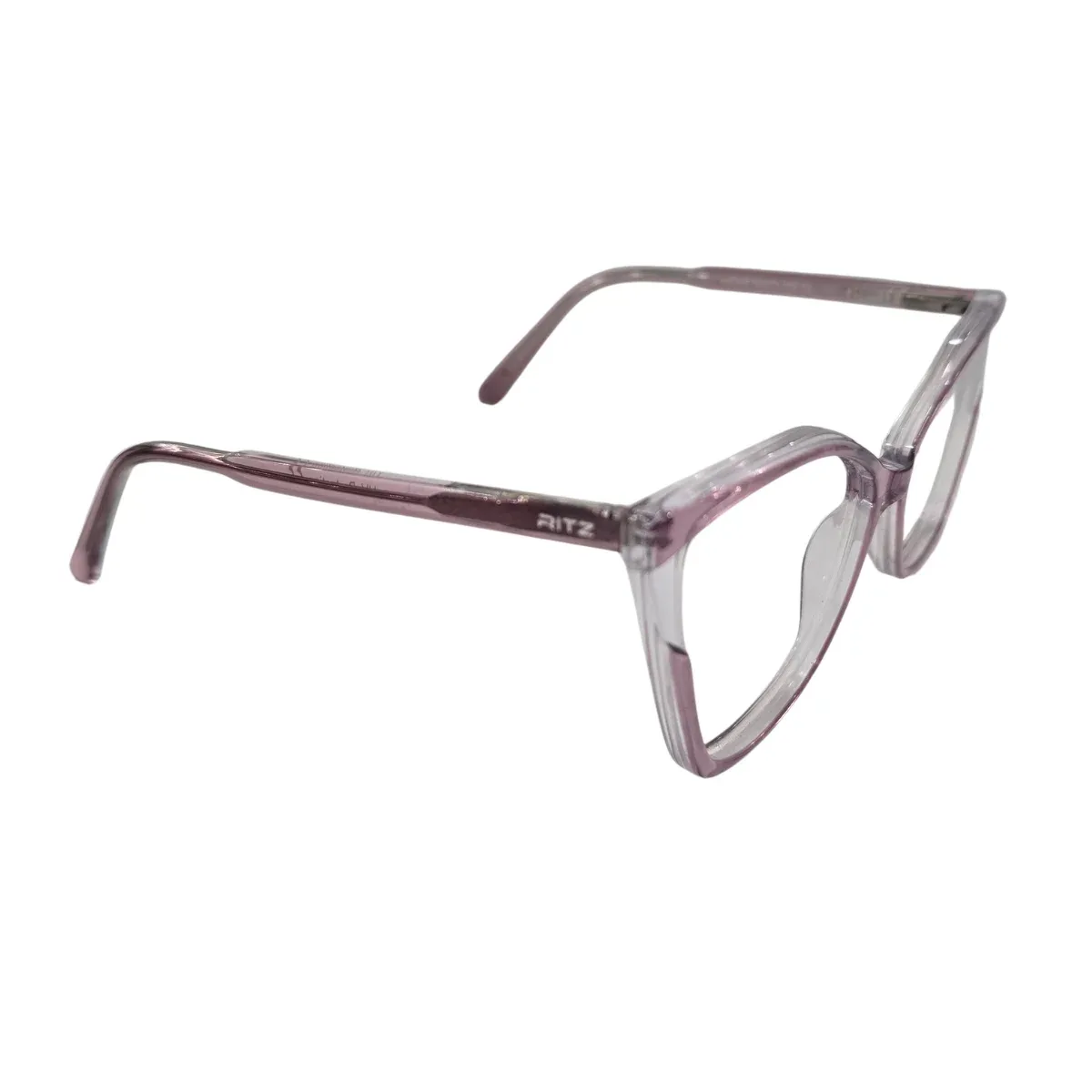 Armação de Grau Feminina RITZ Gatinho Lilás Translúcida