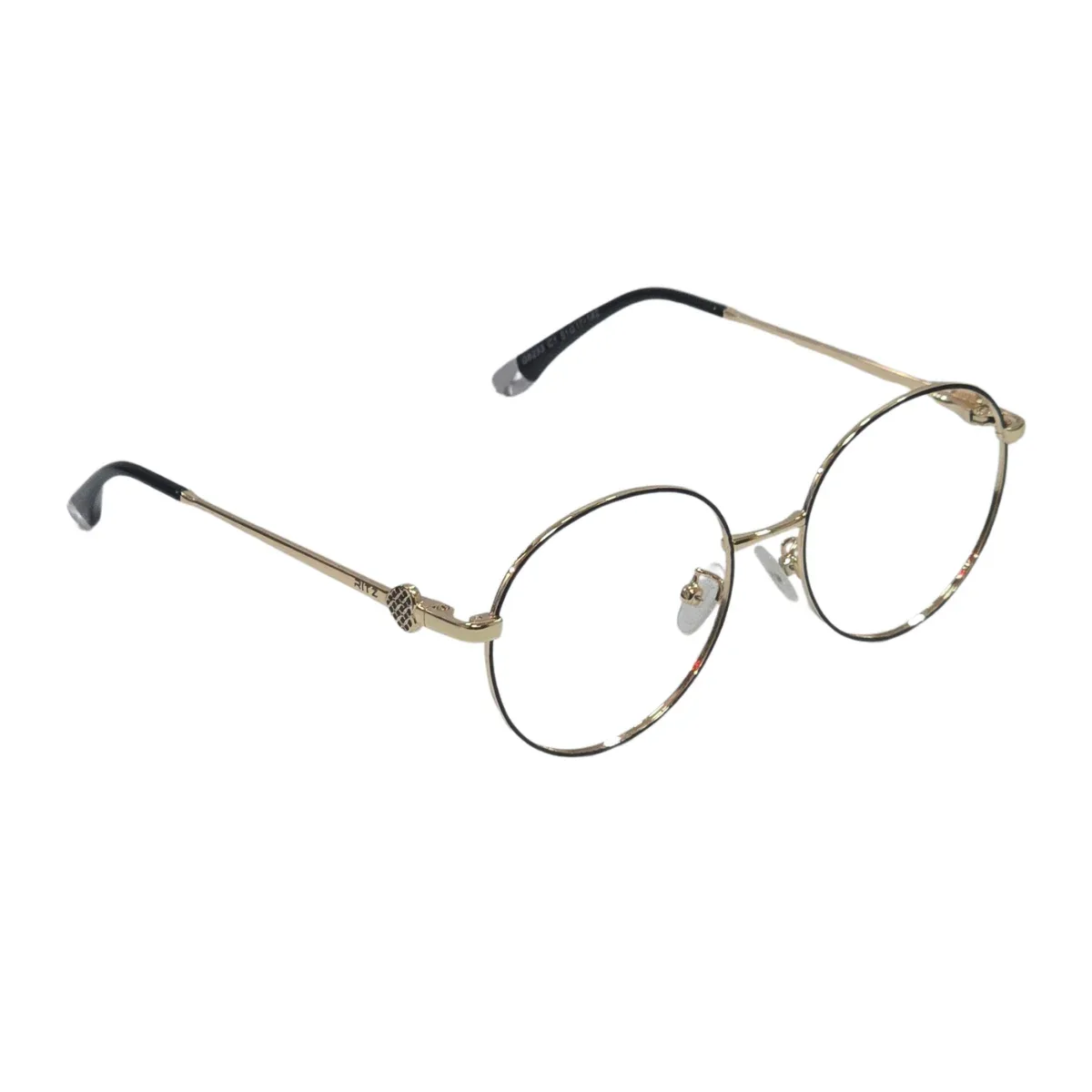 Armação de Grau Feminino RITZ Redonda Dourada Clássica